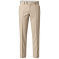 Tailored Wool Blend Dress Trousers – Sand Beige | TRUVERKHEY