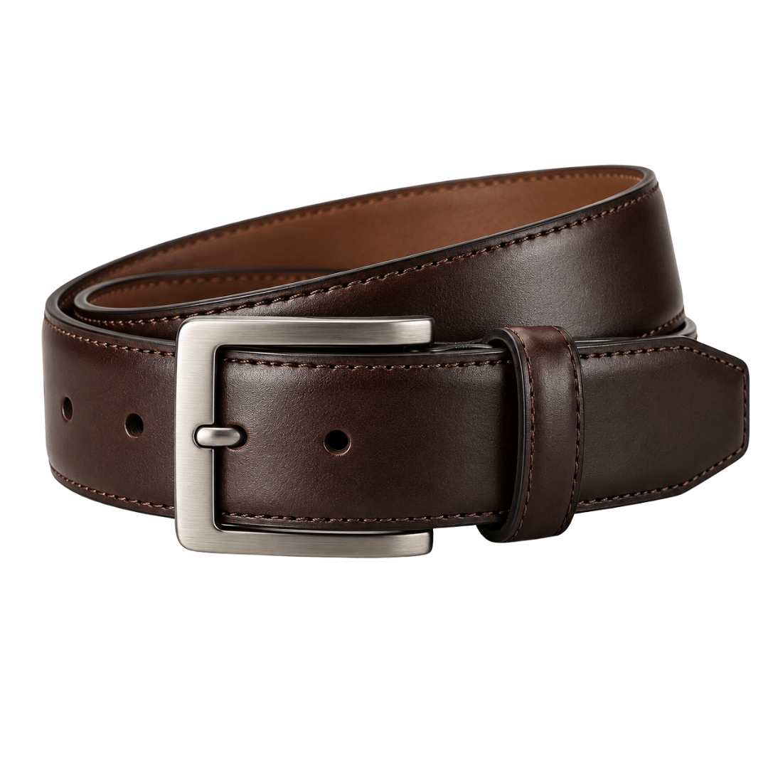 Full-Grain Leather Belt – Dark Chocolate | TRUVERKHEY
